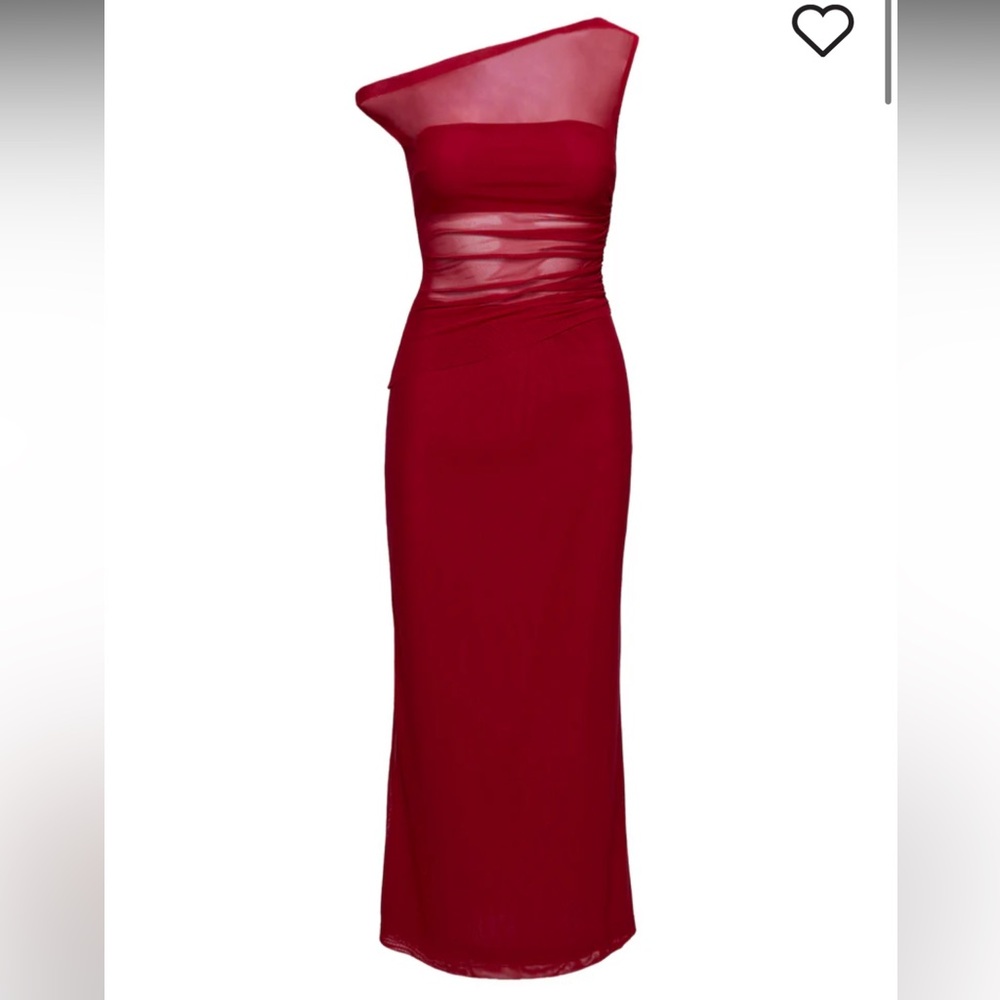 Princess Polly Red Mesh Set
